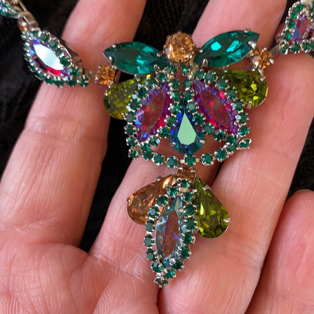Stunningly gorgeous evening necklace - Picture 6 of 8